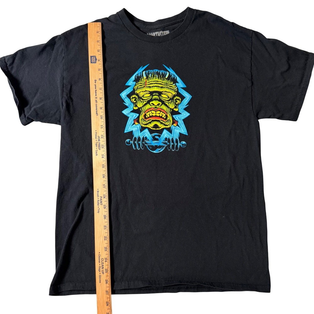 Loot Crate Frankenstein Universal Monsters Graphic Tee Black Mens Large‎ Excl - Picture 12 of 15